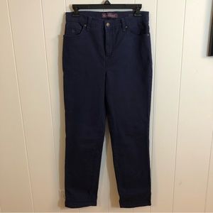 Gloria Vanderbilt Amanda Blue Pants Size 8P